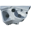 CU11 Combi Unit Complete Marble White