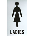 SD02 Door Sign - Ladies