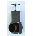 MA38 2" Plastic Gate Valve