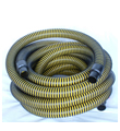 MA01 25' X 2'' Hi Vac Tiger Tail Hose Cuffed At Each End